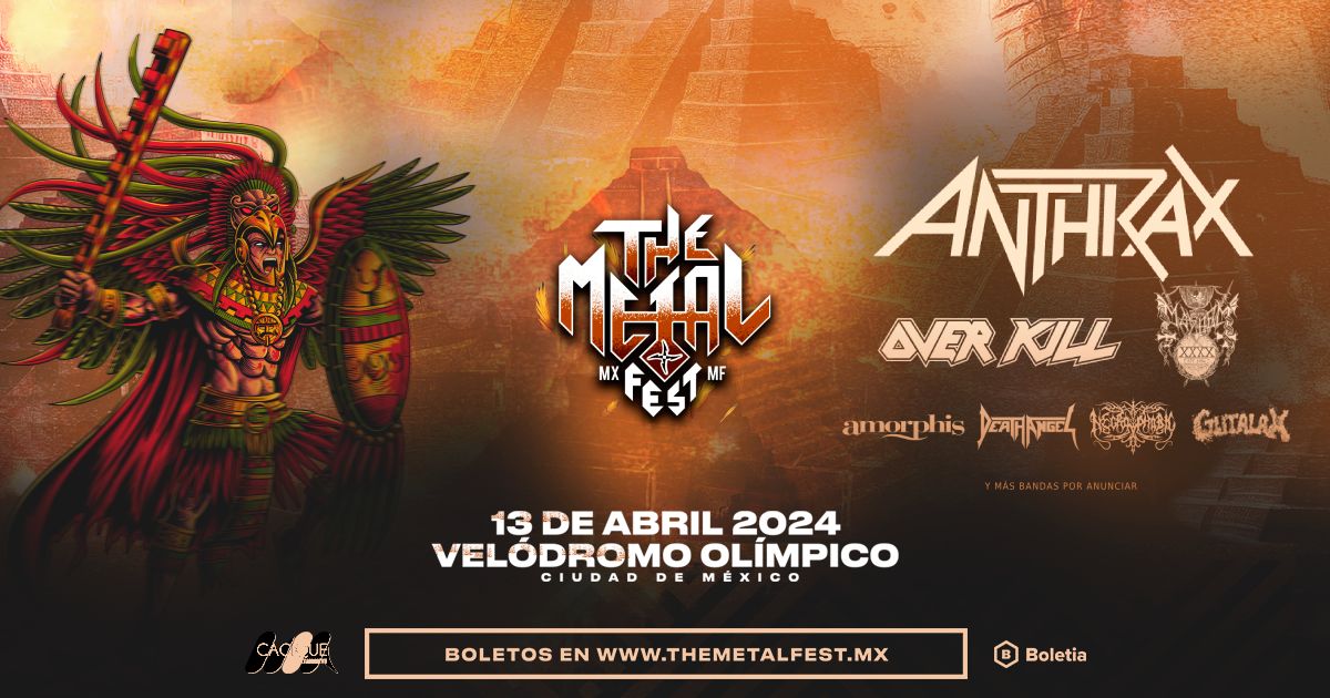 MxMF The Metal Fest 13 de abril, 2024, Velódromo Olímpico